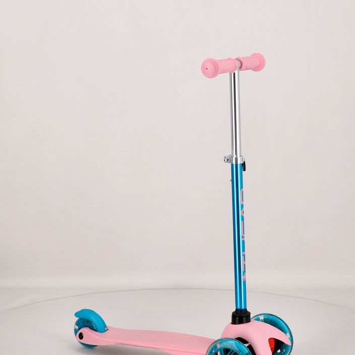 Kinder-Dreirad-Roller Meteor Tucan rosa-blau 22659 9