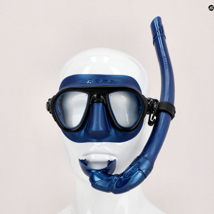 Cressi Calibro + Korsika Tauchset Maske + Schnorchel blau DS434550 6
