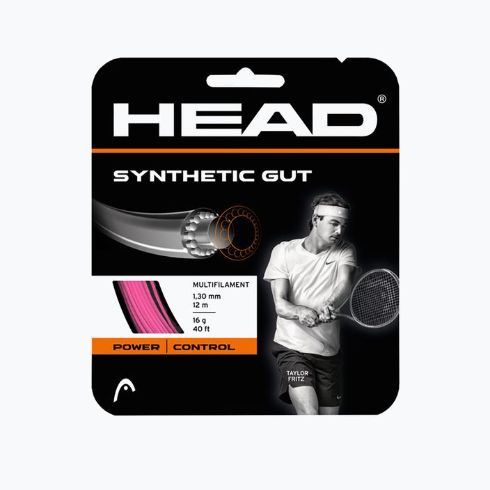 HEAD Synthetischer Darm Tennissaite rosa 281111