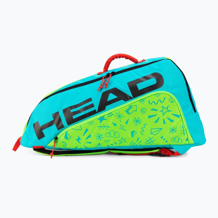 HEAD Junior Combi Novak Tennistasche für Kinder blau-grün 283672