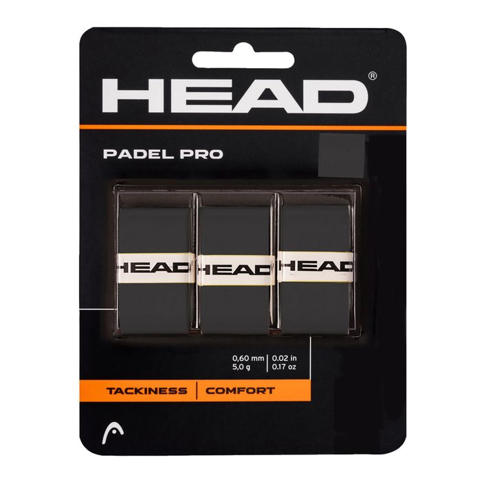 HEAD Padel Pro Schlägerhüllen 3 Stk. grau 2
