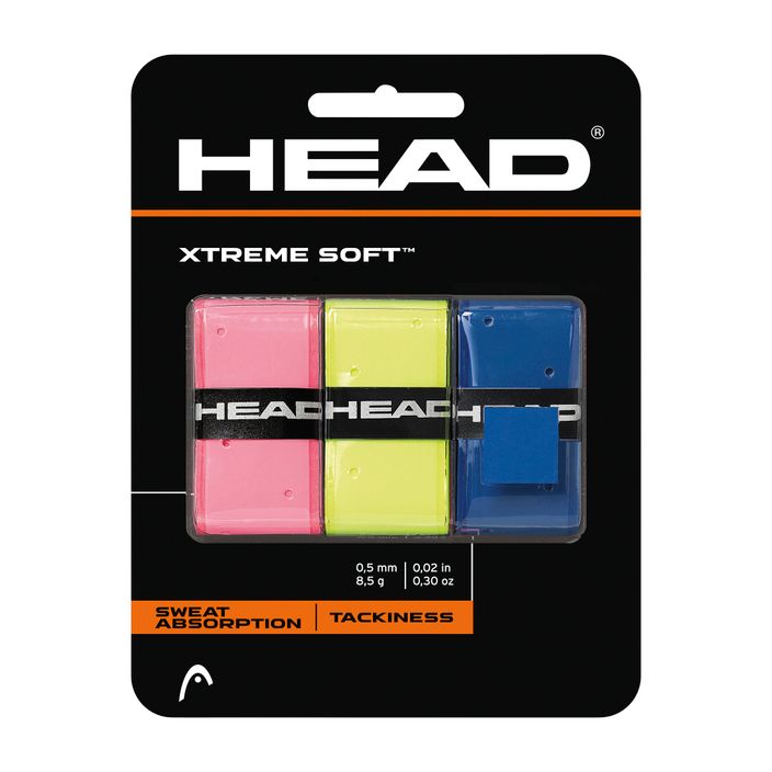 HEAD Xtremesoft Grip Tennisschläger Overwrap 3 Stück gemischt 2