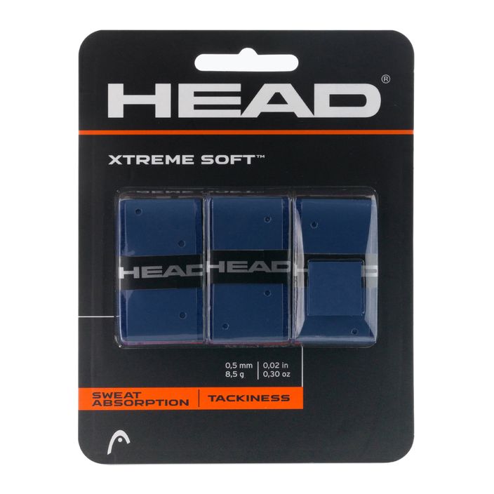 HEAD Xtremesoft Grip Tennisschläger Overwrap 3 Stück blau 285104 2