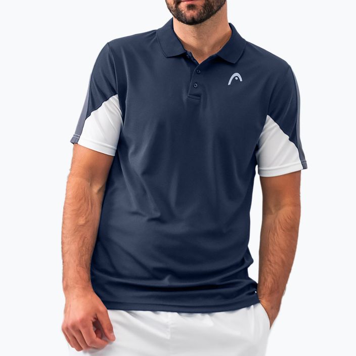 HEAD Club 22 Tech Herren-Tennis-Polo-Shirt navy blau 811421