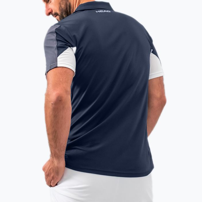 HEAD Club 22 Tech Herren-Tennis-Polo-Shirt navy blau 811421 2