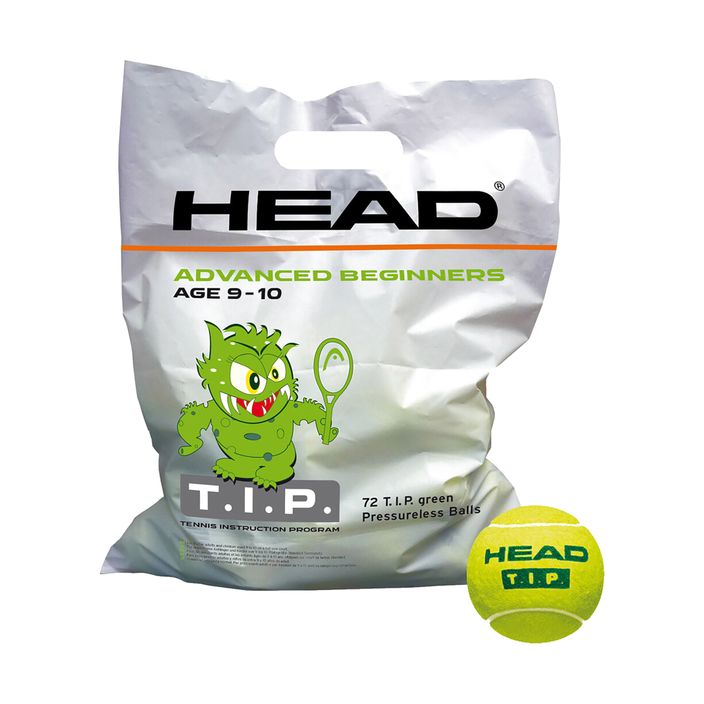 HEAD Tip Green 72 Kinder-Tennisbälle grün 578280 2