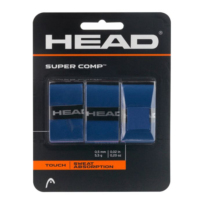 HEAD Super Comp Tennisschläger Wraps 3 Stück blau 285088 2