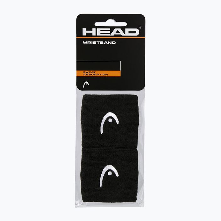HEAD Armbänder 2 5  2 Stück schwarz 285050 3