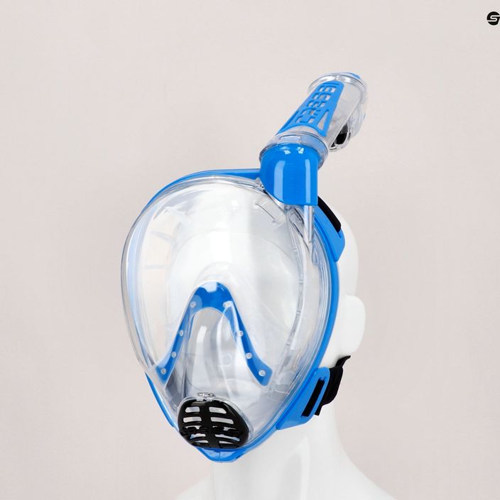 Cressi Duke Dry Vollgesichtsmaske zum Schnorcheln blau XDT000020 6
