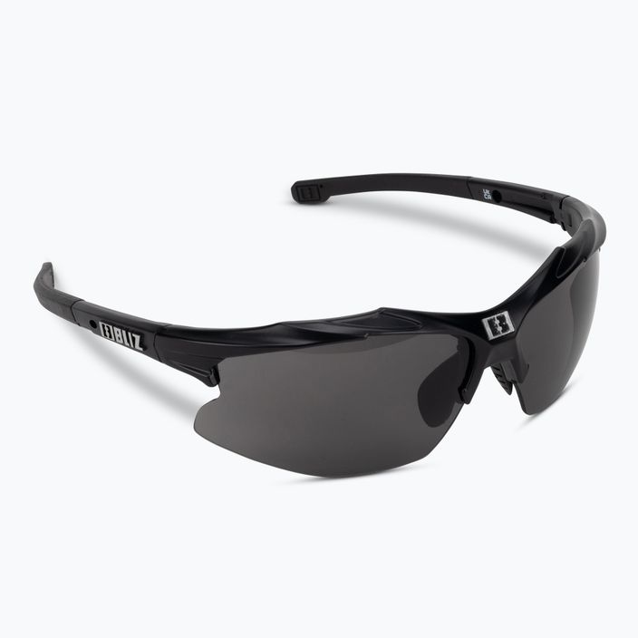 Bliz Hybrid S3 glänzend schwarz/rauchfarben Fahrradbrille 2