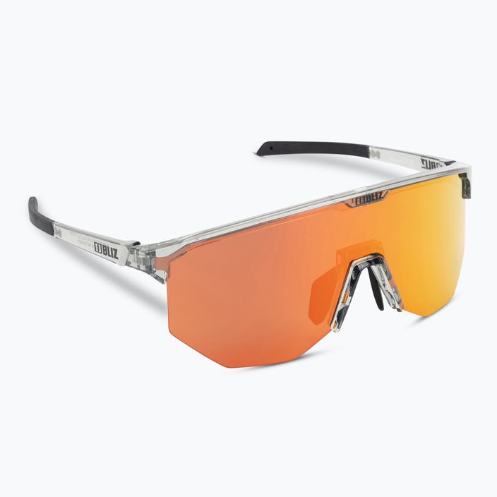 Bliz Hero S3 transparent dunkelgrau/braun rot multi Fahrradbrille