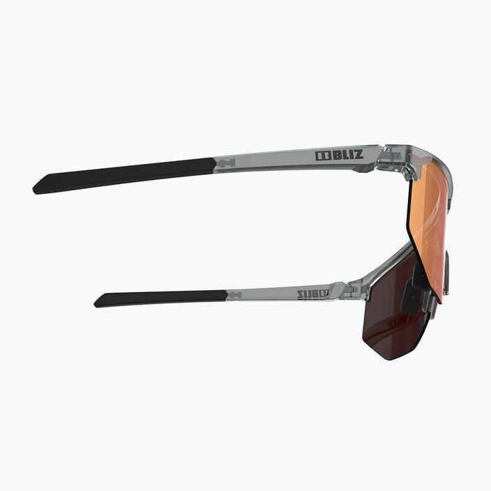 Bliz Hero S3 transparent dunkelgrau/braun rot multi Fahrradbrille 5