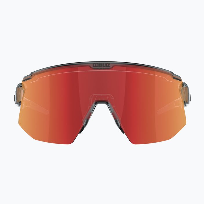 Bliz Breeze S3+S2 transparent dunkelgrau/braun rot multi/orange Fahrradbrille 3