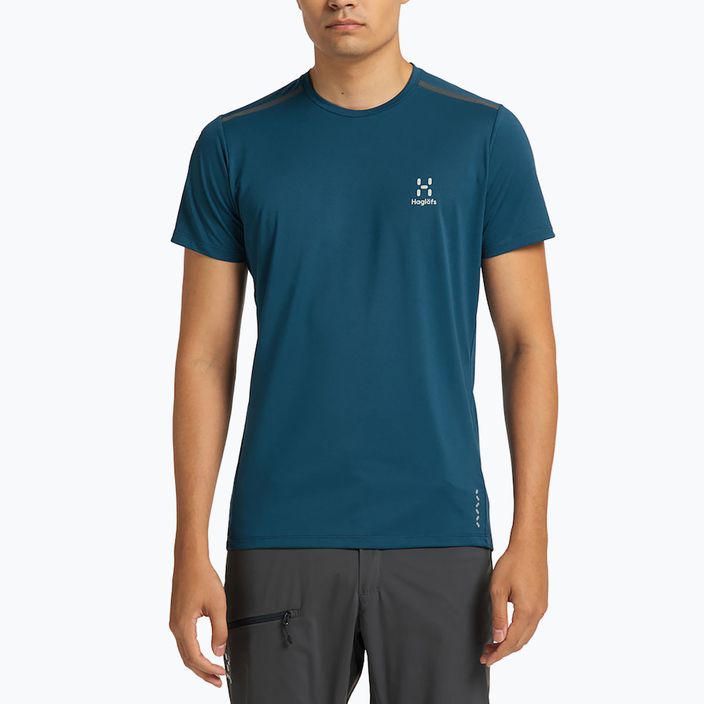 Herren-Trekking-T-Shirt Haglöfs L.I.M Tech Tee dunkelblau 605226 10