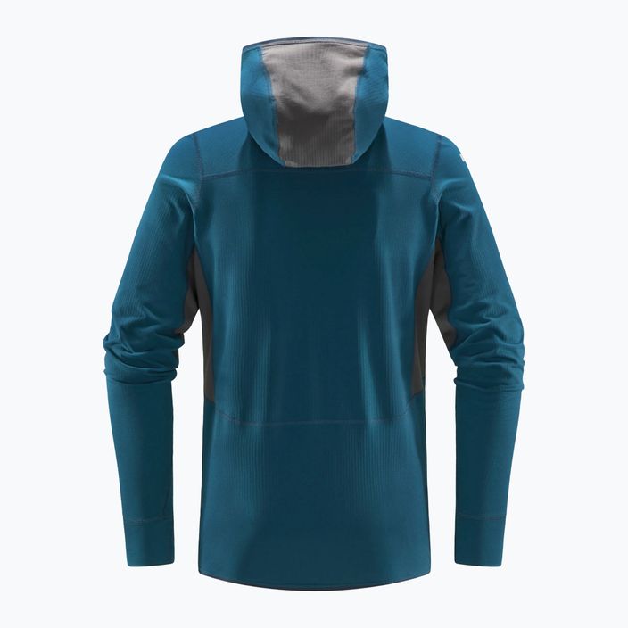 Herren-Trekking-Sweatshirt Haglöfs L.I.M Mid Comp Hood blau 605254 2