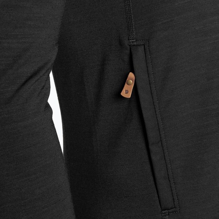 Herren-Trekking-Sweatshirt Fjällräven Keb Fleece Hoodie schwarz F81878 5