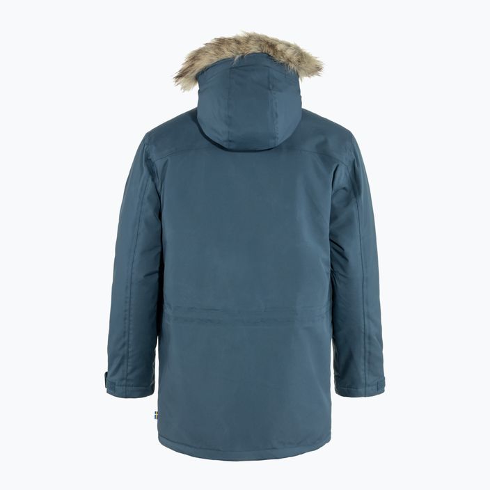 Herren Winterjacke Fjällräven Nuuk Parka Berg blau 2