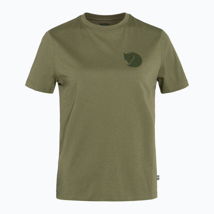 Damen-Trekking-T-Shirt Fjällräven Fox Boxy Logo grün F87153 3