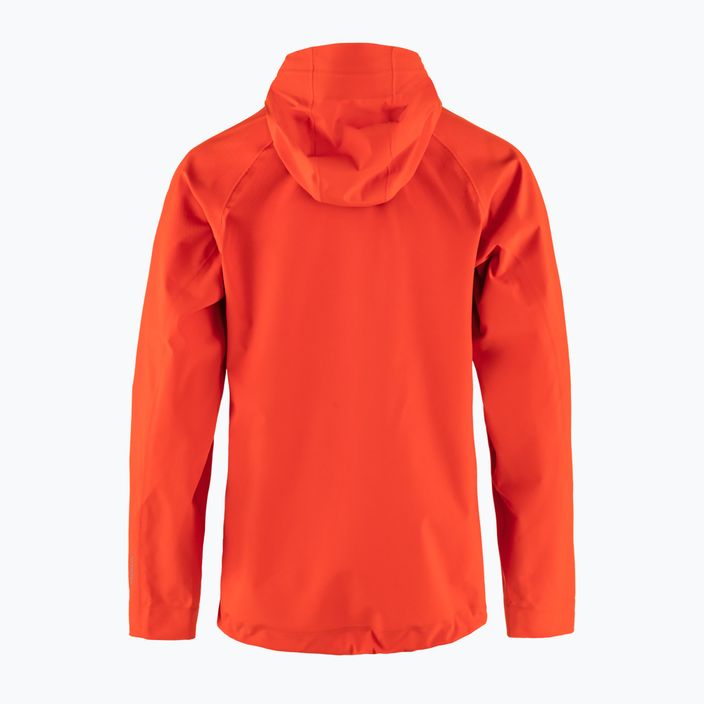 Damen-Regenjacke Fjällräven HC Hydratic Trail flammend orange 2