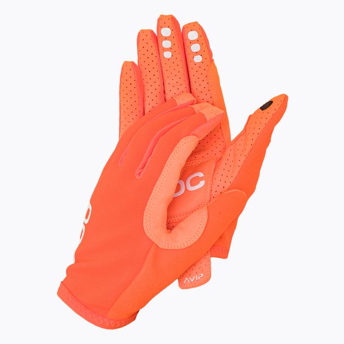 Radfahrer-Handschuhe POC AVIP Long zink orange