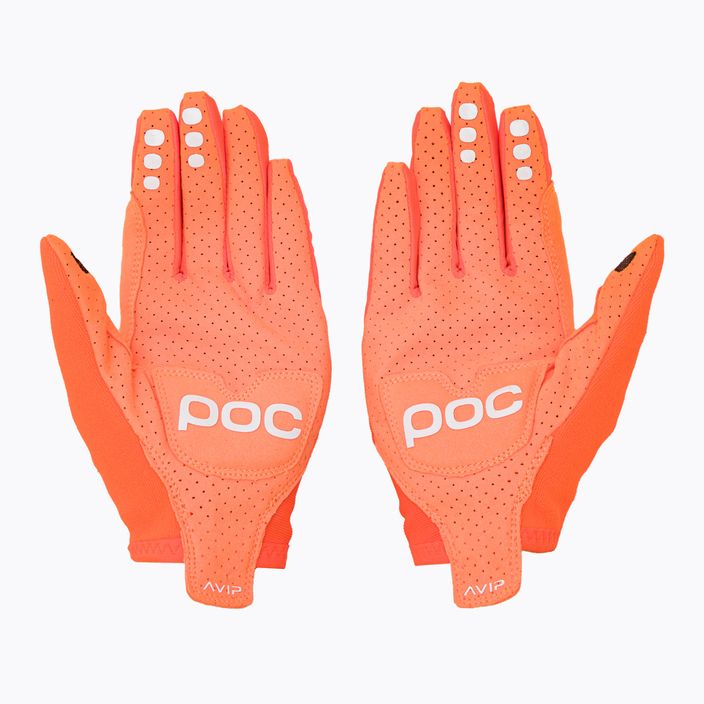 Radfahrer-Handschuhe POC AVIP Long zink orange 2