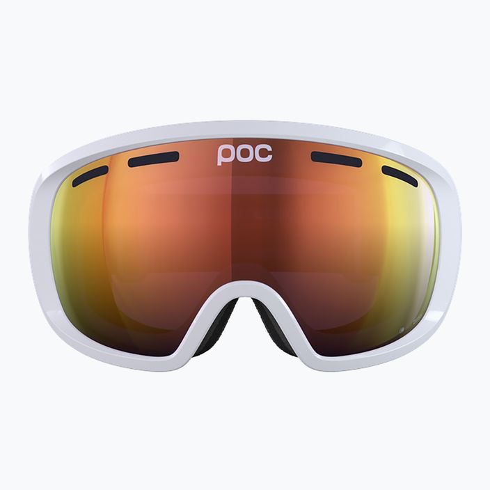 POC Fovea hydrogen white/partly sunny orange Skibrille 2