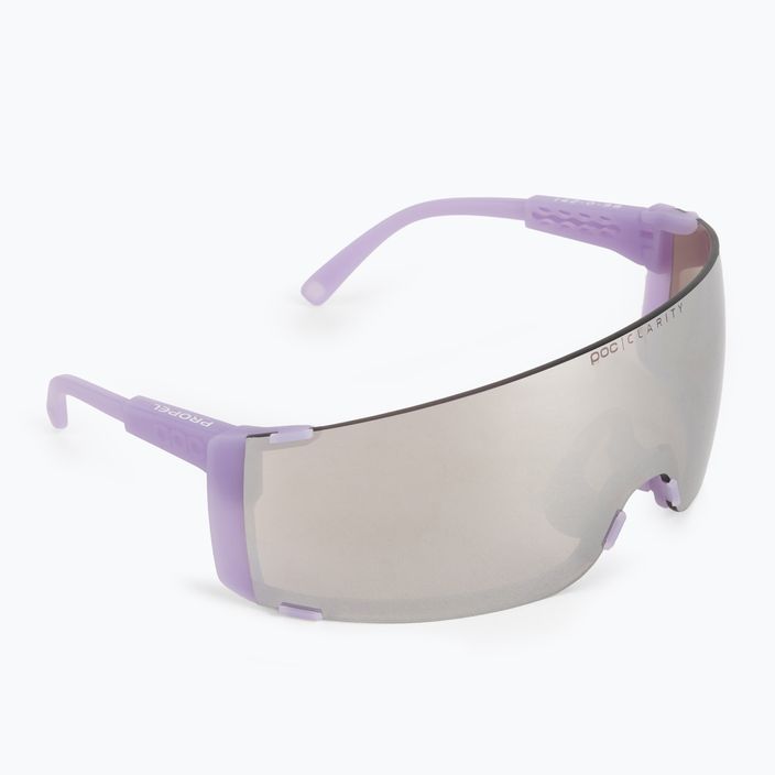 Fahrradbrille POC Propel purple quartz translucent/clarity road silver 2