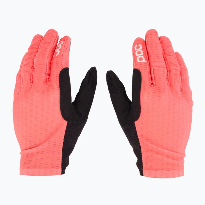Radfahrer-Handschuhe POC Savant MTB ammolite coral 3