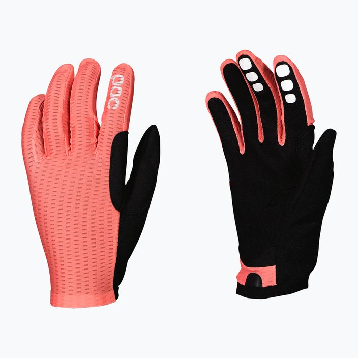 Radfahrer-Handschuhe POC Savant MTB ammolite coral 5