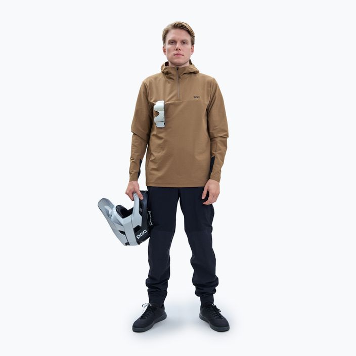 Herren-Radsport-Sweatshirt POC Mantle Thermal Hoodie jasper brown 2