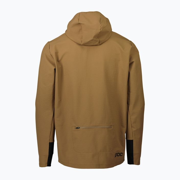 Herren-Radsport-Sweatshirt POC Mantle Thermal Hoodie jasper brown 8