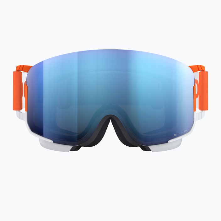 Skibrille POC Nexal Clarity Comp fluorescent orange/hydrogen white/spektris blue 9