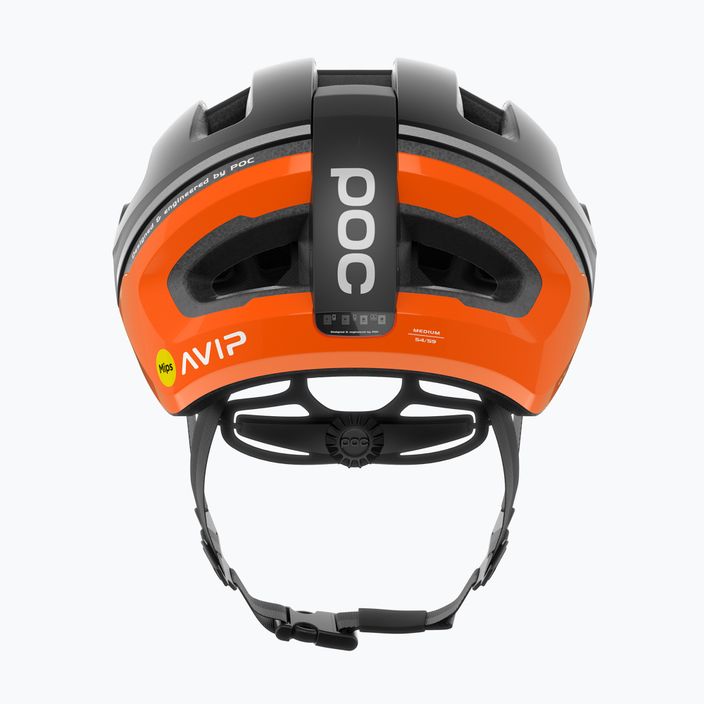 POC Omne Beacon MIPS fluoreszierend orange avip/uranium schwarz matt Fahrradhelm 6