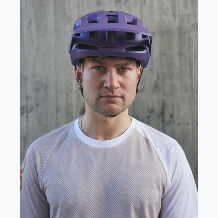 Fahrrad Helm POC Kortal Race MIPS purple/uranium black metallic matt 7