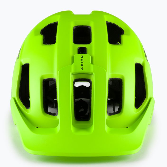 Fahrradhelm POC Axion fluorescent yellow/green matt 2