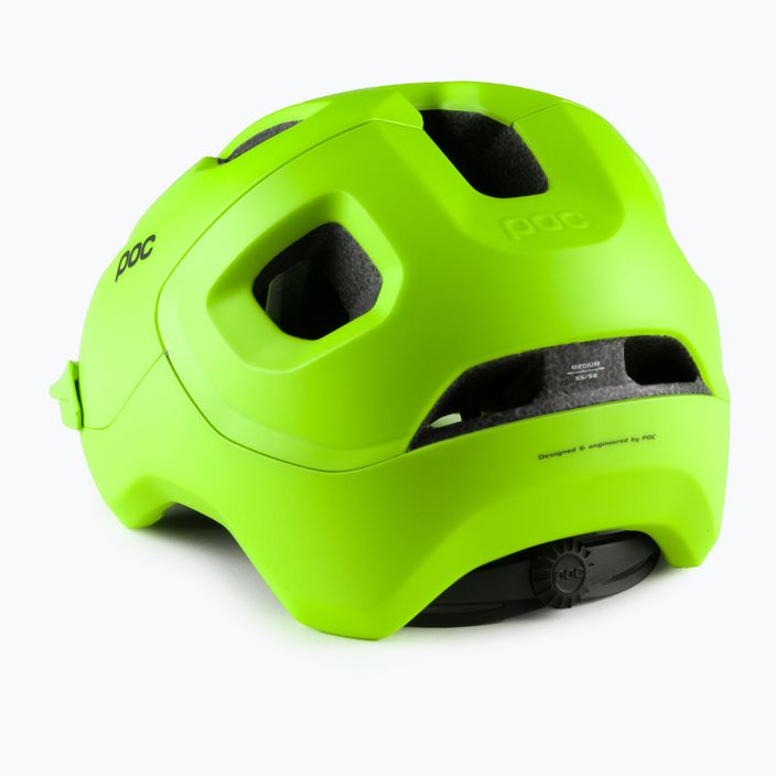 Fahrradhelm POC Axion fluorescent yellow/green matt 4