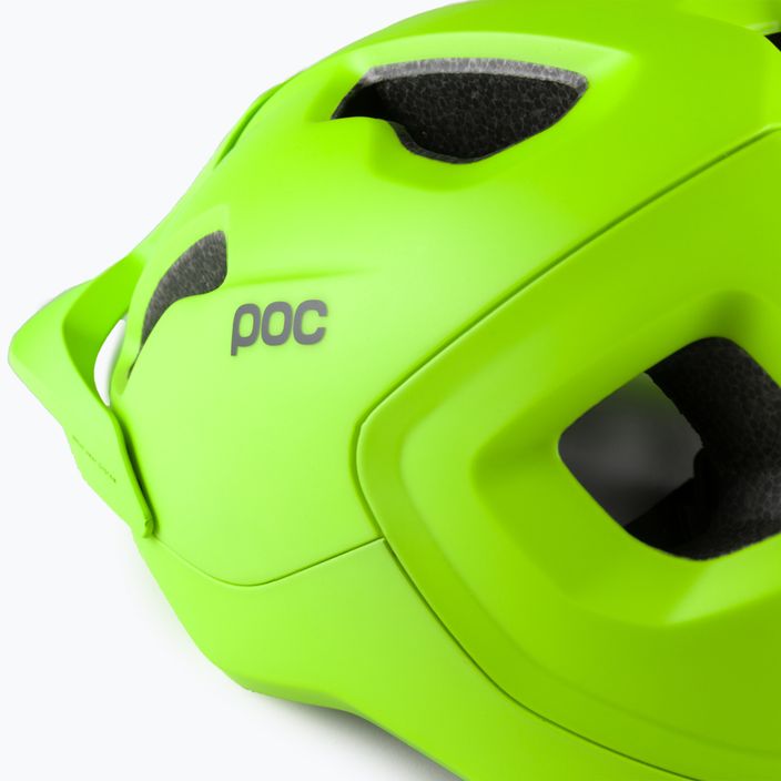 Fahrradhelm POC Axion fluorescent yellow/green matt 7