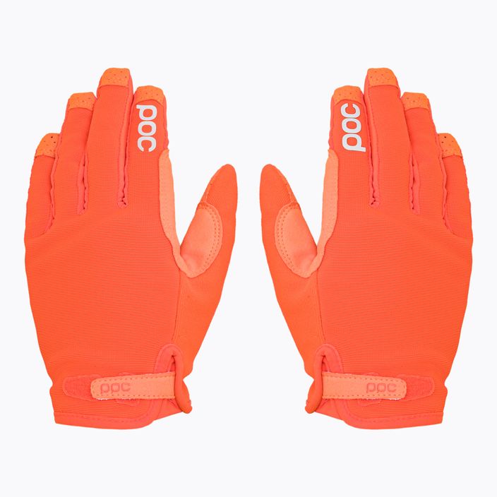 Radfahrer-Handschuhe POC Resistance Enduro Adj zink orange 3
