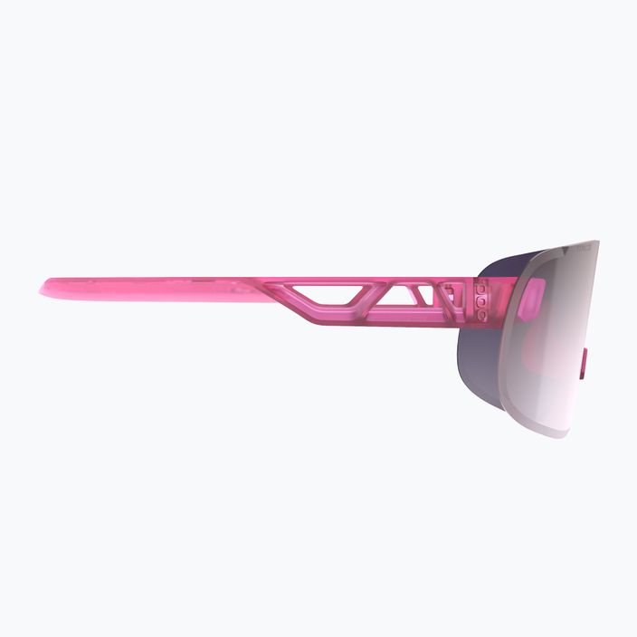 Fahrradbrille POC Elicit actinium pink translucent/clarity road silver 4