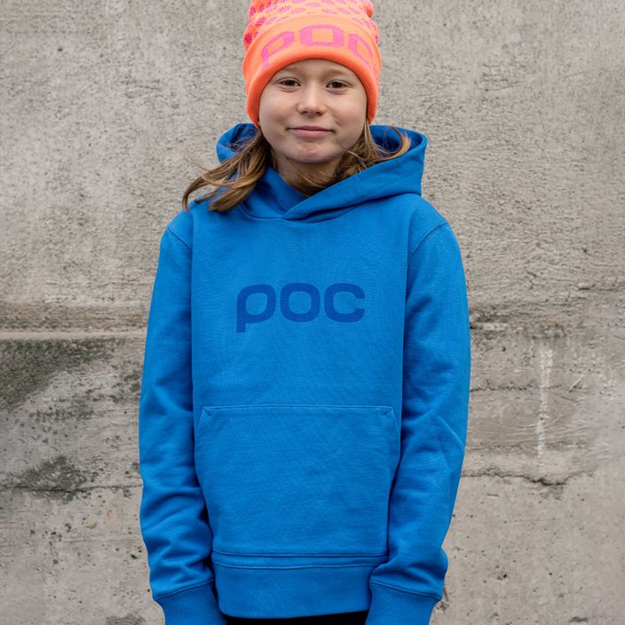 Kinder-Trekking-Sweatshirt POC 61609 Hood natrium blue 3