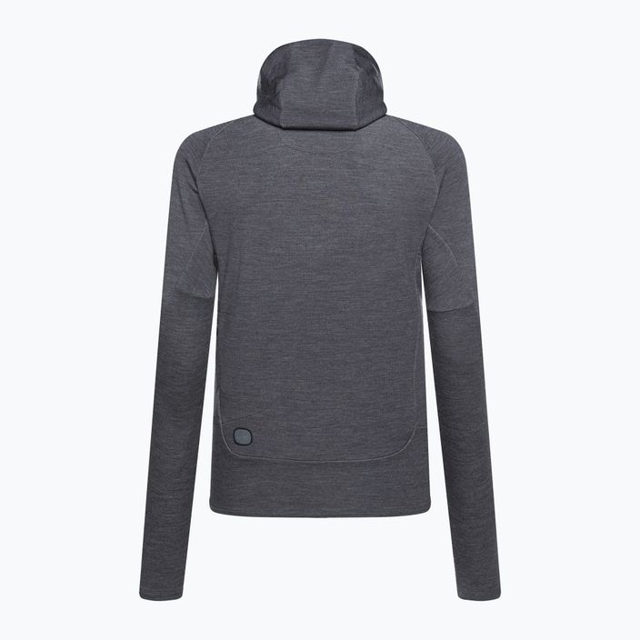 Herren-Trekking-Sweatshirt POC Merino Zip Hood sylvanite grey melange 2