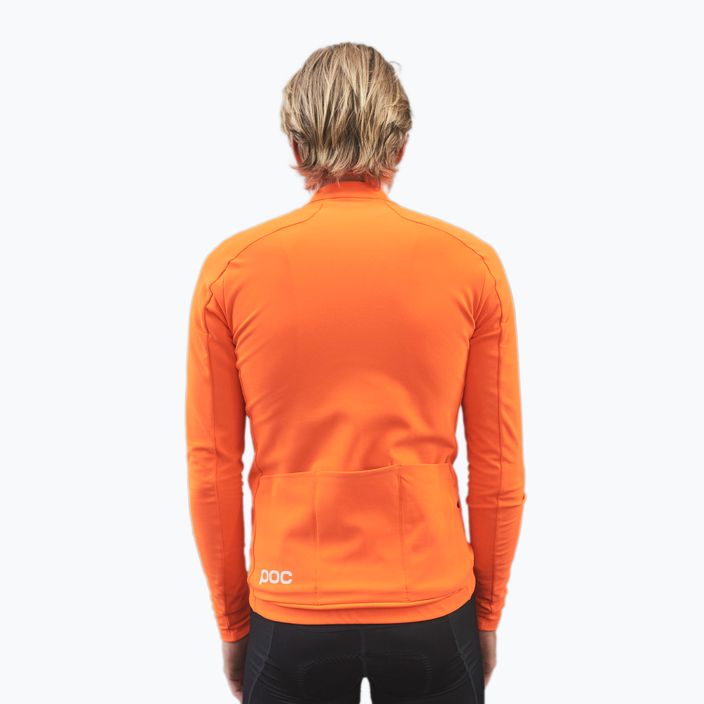 Herren-Radsport-Langarmhemd POC Radiant Jersey zink orange 2