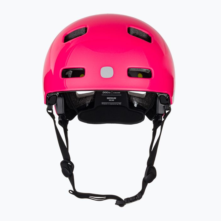 Kinder Fahrradhelm POC Pocito Crane MIPS fluoreszierend rosa 2