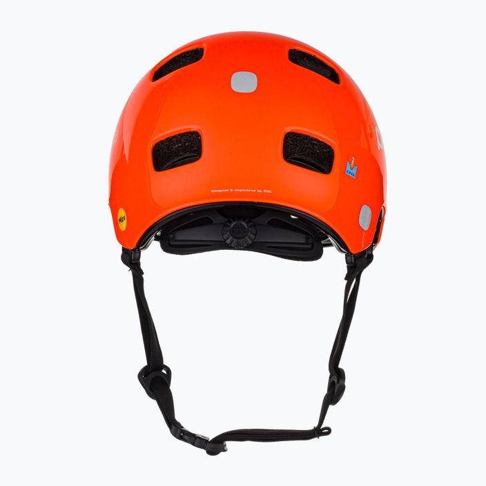 Kinderfahrradhelm POC Pocito Crane MIPS fluoreszierend orange 3