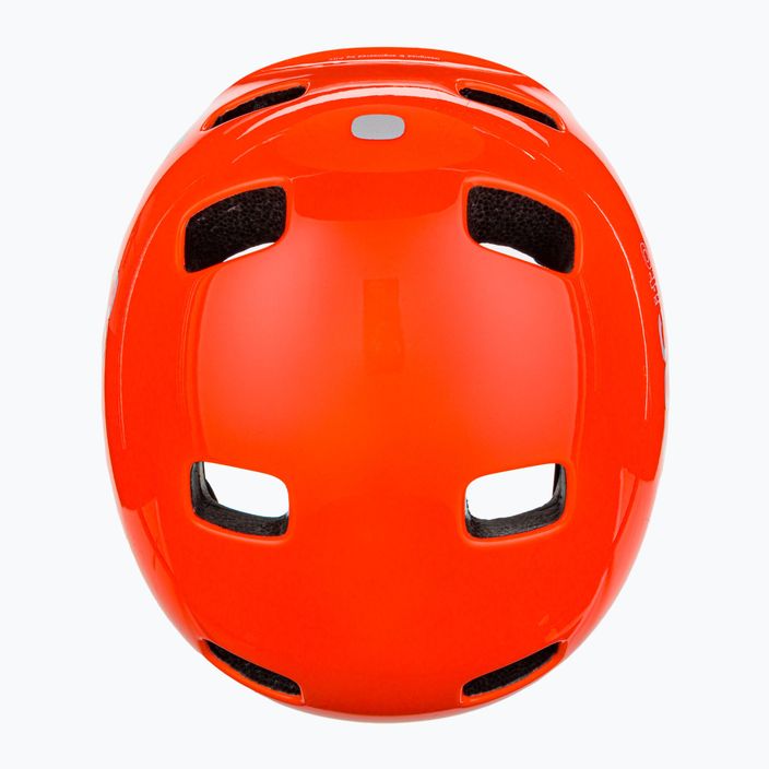 Kinderfahrradhelm POC Pocito Crane MIPS fluoreszierend orange 6