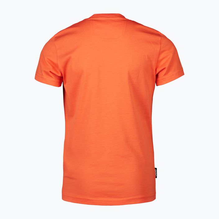 Kinder-Trekking-Shirt POC 61607 Tee zink orange 2