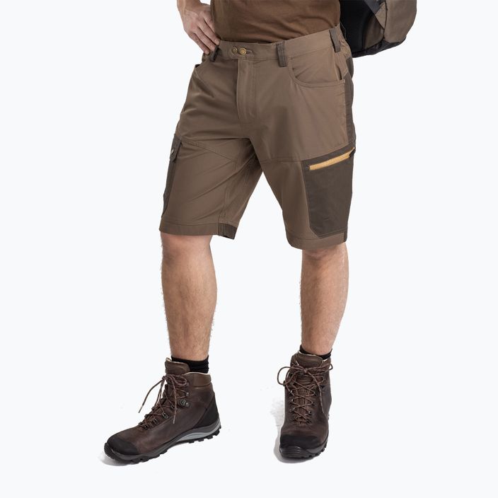 Herren Pinewood Finnveden Trail Hybrid erdbraun/d.olive Trekkingshorts