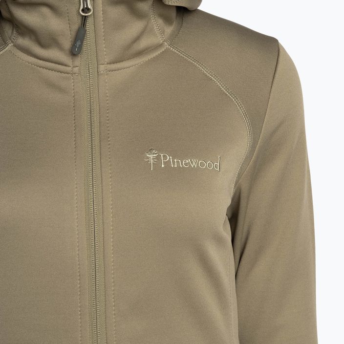 Damen-Trekking-Sweatshirt Pinewood Finnveden Hoodie mid khaki 10