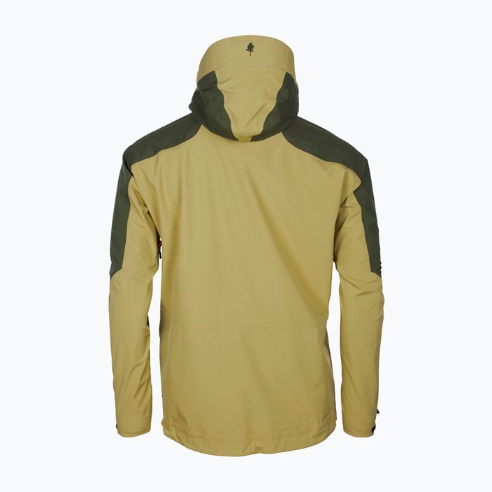 Pinewood Herren Abisko Trekking 3L goldenes Heu/Moosgrün Regenjacke 10