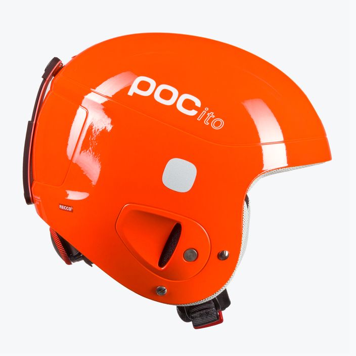 Skihelme für Kinder POC POCito Skull fluorescent orange 4